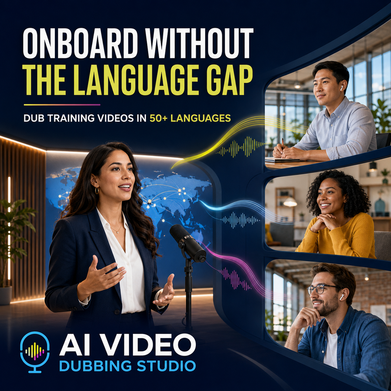 Onboarding video localization