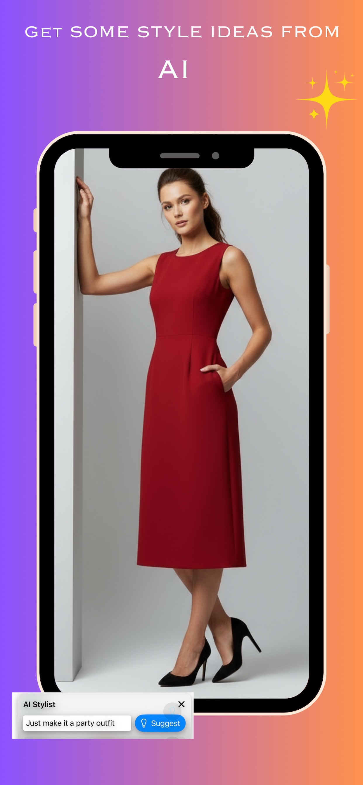 AI Stylist screen: style ideas