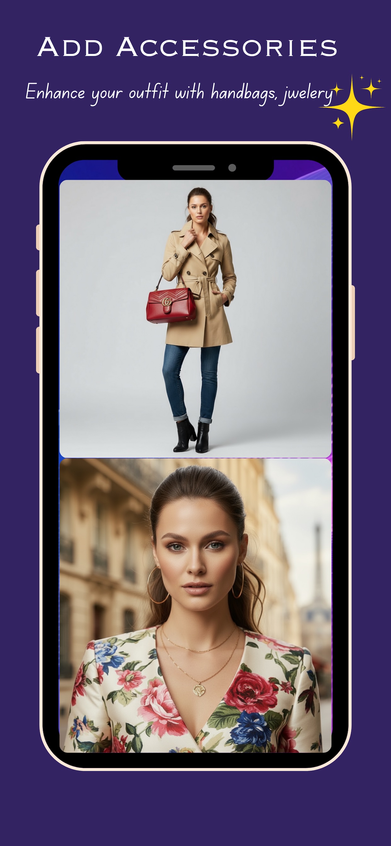AI Stylist screen: accessories