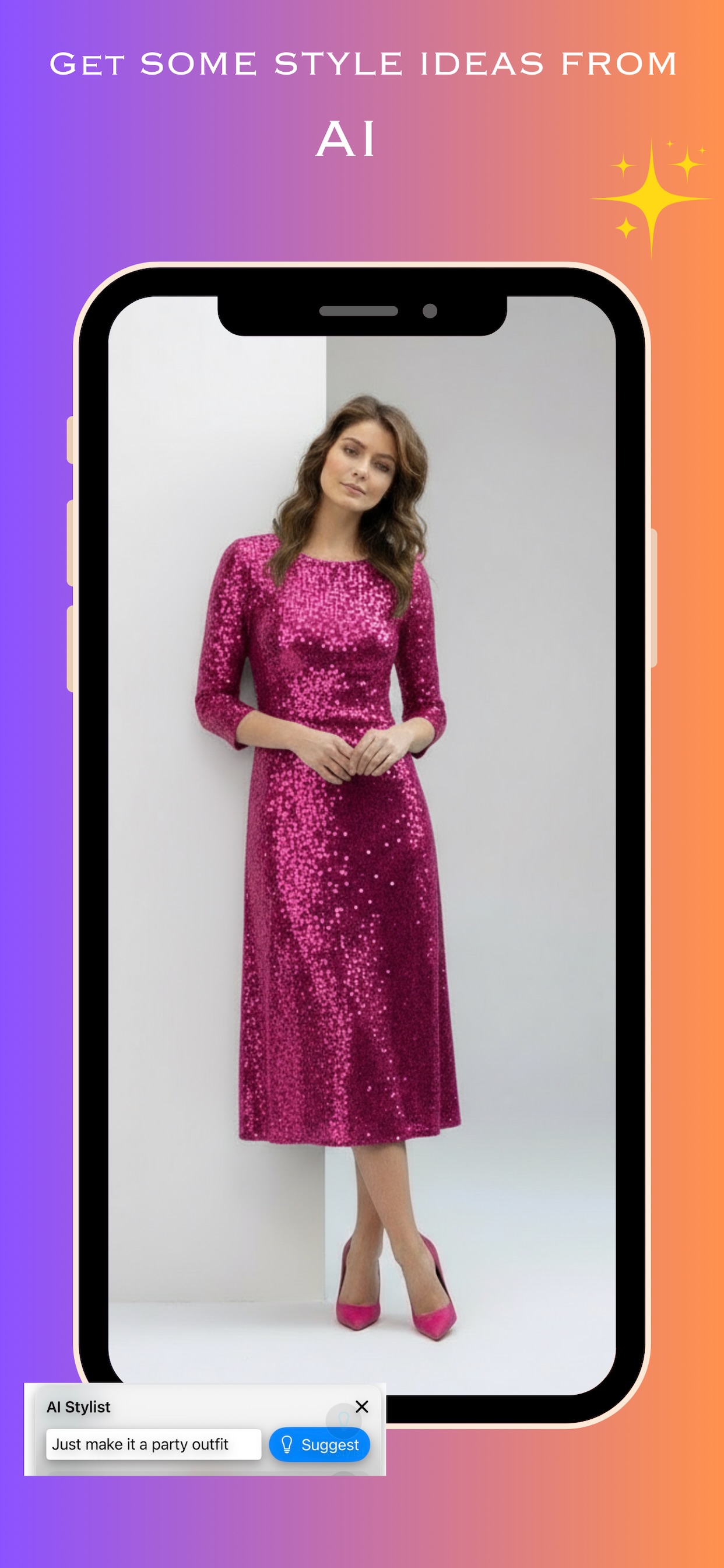 AI Stylist mobile preview