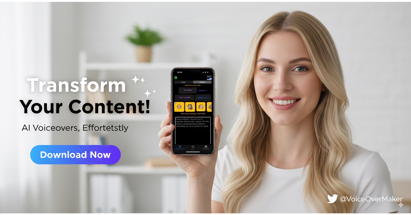 AI Voice Generator preview on iPhone