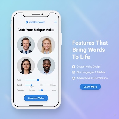 AI Voice Generator app preview