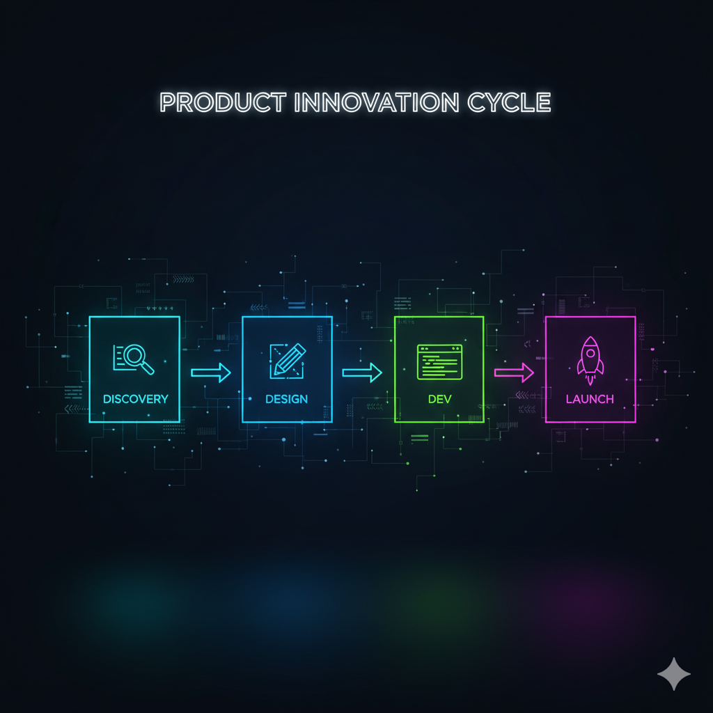 Product, design, and engineering teams collaborating